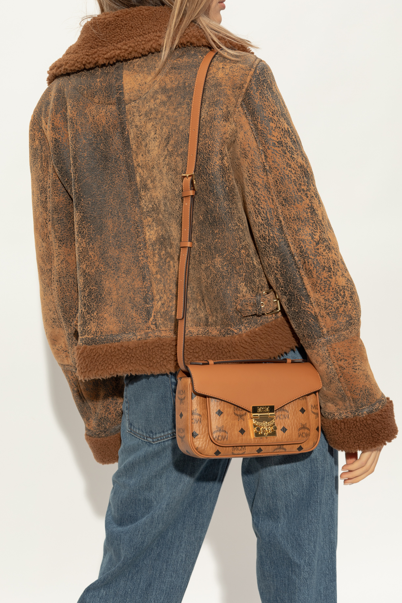 MCM Monogram shoulder bag | Women's | Vitkac